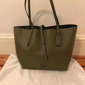 Authentic Olive Green Tote Bag